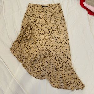 BRAND NEW forever 21 asymmetrical cheetah skirt